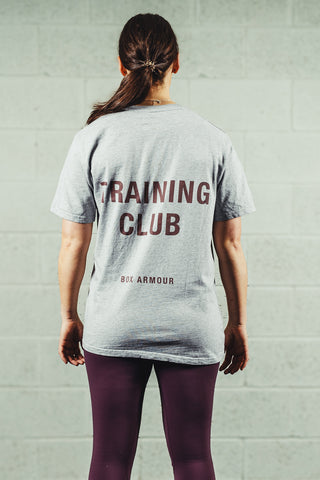 Unisex Training Club Tee Heather Grey