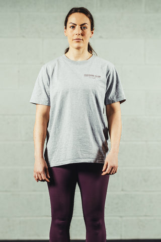 Unisex Training Club Tee Heather Grey