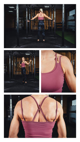Strappy Tank Top Merlot