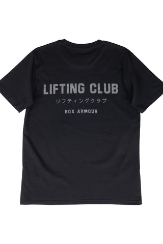 Unisex Lifting Club Tee Stealth Black