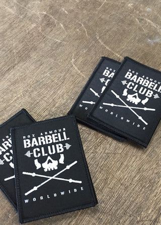 Barbell Club Backpack Patch