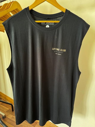 Lifting Club Sleeveless Tee Leopard Print