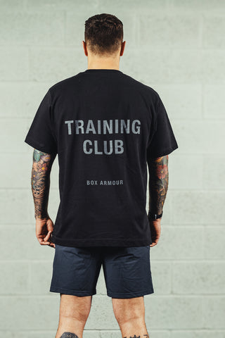 Unisex Oversized Training Club Tee Black