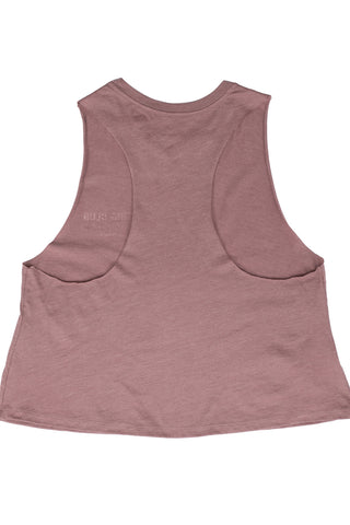 Dusty Pink Lifting Club Cropped Racerback