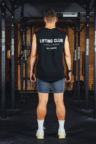 Lifting Club Sleeveless Tee Black/Grey