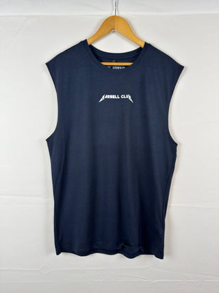 Barbell Club Sleeveless Tee Navy