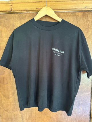 Unisex Training Club Boxy Tee Black