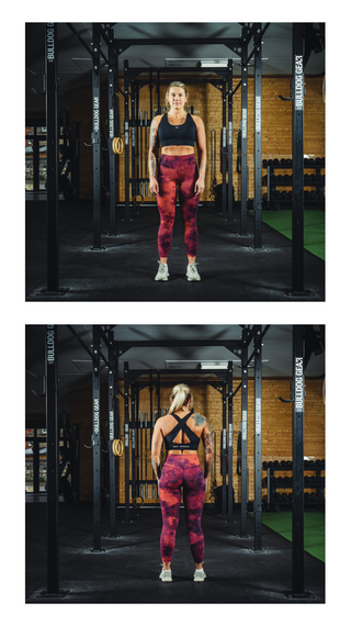 Emily Leggings Red Cloud Mid Rise 25"