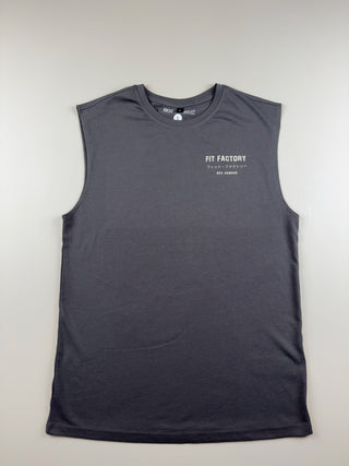 Fit Factory Sleeveless Tee Magnet and Cream