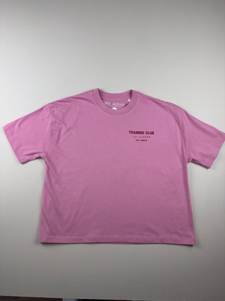 Training Club Boxy Tee Pink and Red