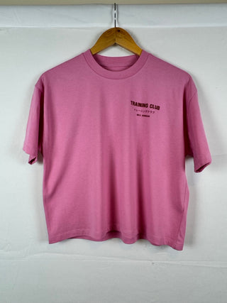 Training Club Boxy Tee Pink and Red