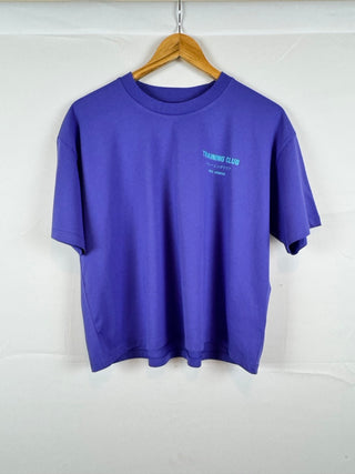 Training Club Boxy Tee Purple and Turquoise