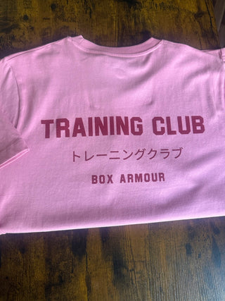 Unisex Training Club Tee Pink and Red