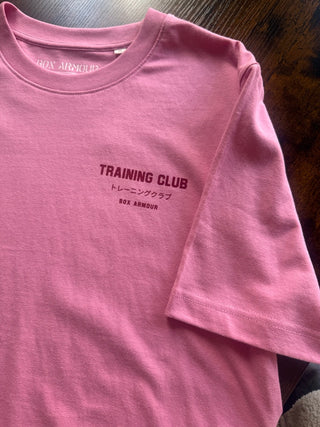 Unisex Training Club Tee Pink and Red