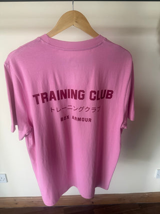 Unisex Training Club Tee Pink and Red