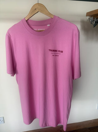 Unisex Training Club Tee Pink and Red