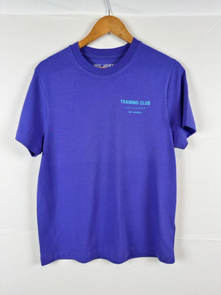 Unisex Training Club Tee Purple and Turquoise