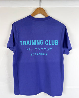 Unisex Training Club Tee Purple and Turquoise