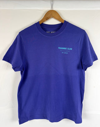 Unisex Training Club Tee Purple and Turquoise