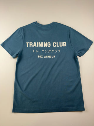 Unisex Training Club Tee Teal and Cream