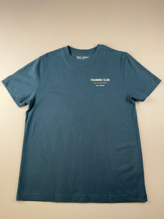 Unisex Training Club Tee Teal and Cream