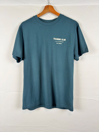 Unisex Training Club Tee Teal and Cream