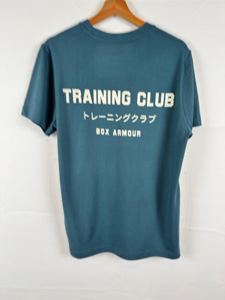 Unisex Training Club Tee Teal and Cream