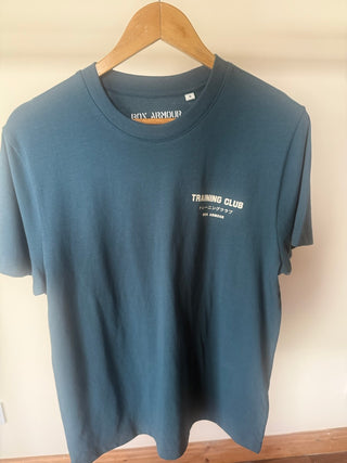 Unisex Training Club Tee Teal and Cream