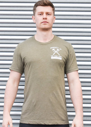 Olive Pain Cave Tee
