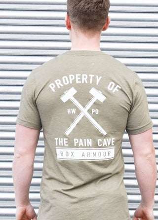 Olive Pain Cave Tee